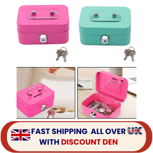 Money box tin steel - box, metal