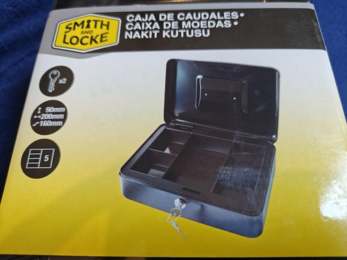 Metal cash box 200x160x90 - metal,