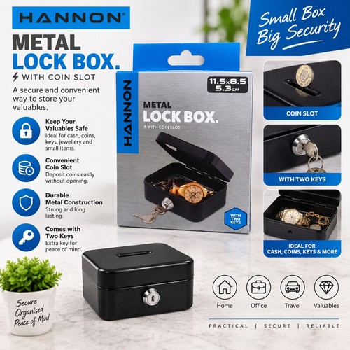 Hannon metal lock - hannon, box