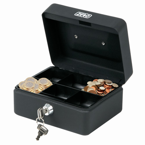 Money box tin steel metal - money,