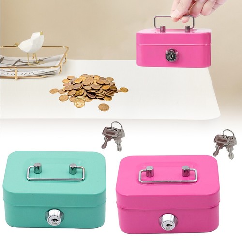 Small steel money box - steel,