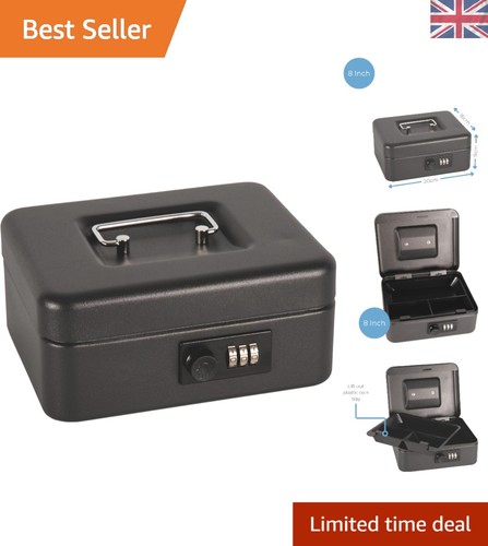 Inch steel cash box with - steel,