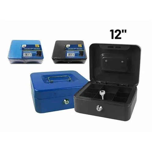 Metal cash box - cash, money