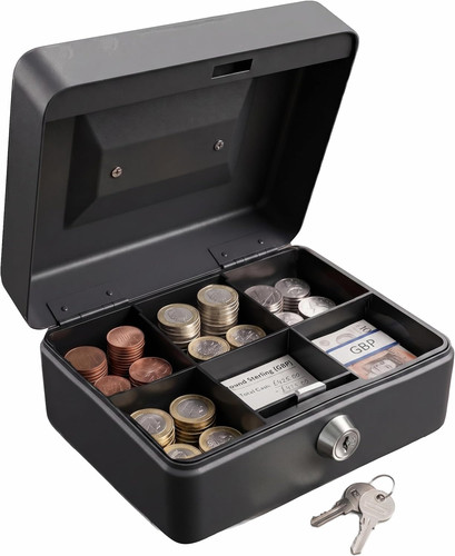 Metal money box - box, tin