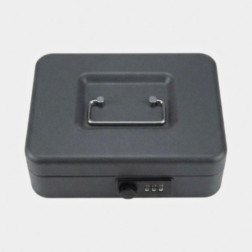 Small black metal - cash, box