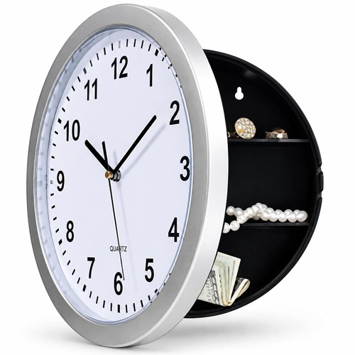 Wall clock hidden safe - wall,
