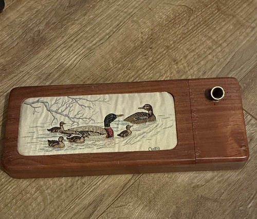 Cash vintage wooden - wooden, hinged