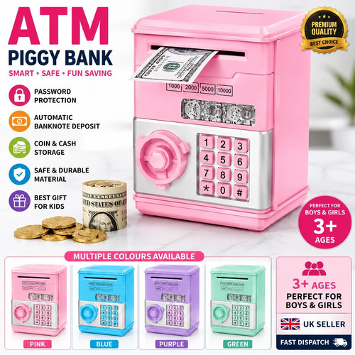 Kids atm piggy bank - atm,