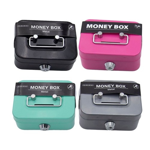 Small lock box metal - box, cash