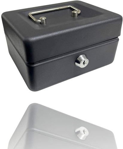 Money box tin steel metal - tin, 6"