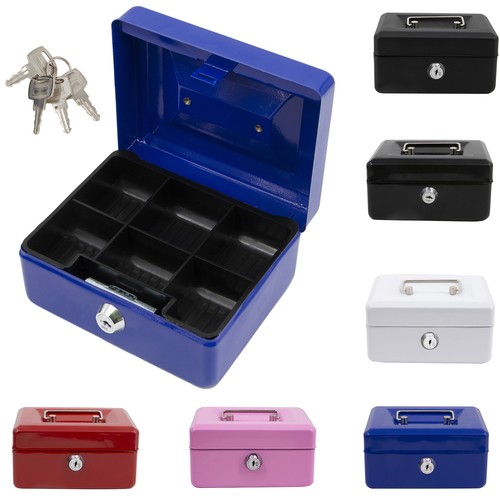 Tts metal cash box - key, safe